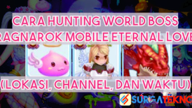 cara hunting world boss ragnarok mobile