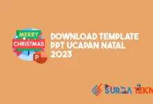 Download Template PPT Ucapan Natal 2023