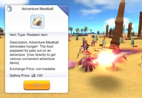 cara mendapatkan adventure meatballs