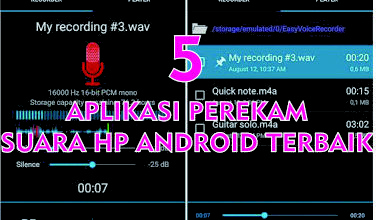 aplikasi perekam suara hp android