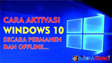 cara aktivasi windows 10 secara permanen dan offline