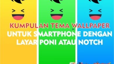 kumpulan tema wallpaper smartphone layar poni
