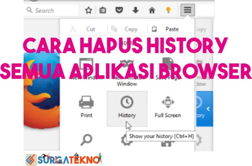 Cara Hapus History Semua Aplikasi Browser