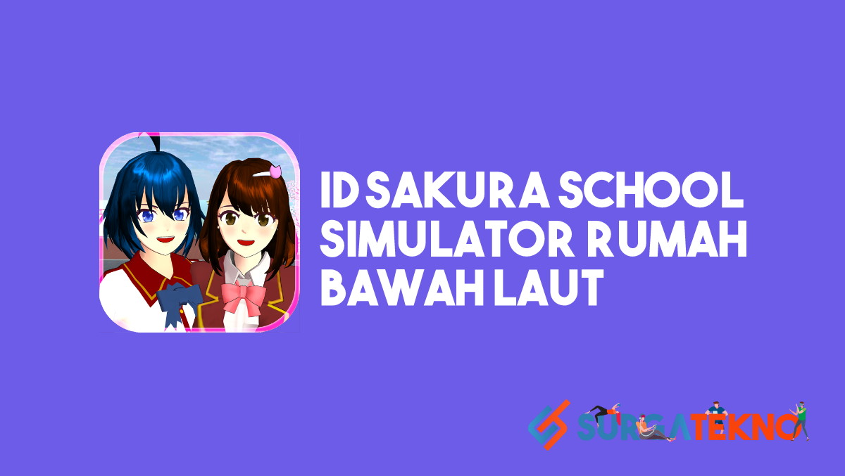 ID Sakura School Simulator Perumahan Bawah Laut