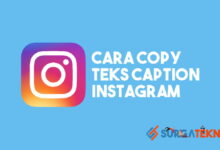 Cara Copy Teks Caption Instagram