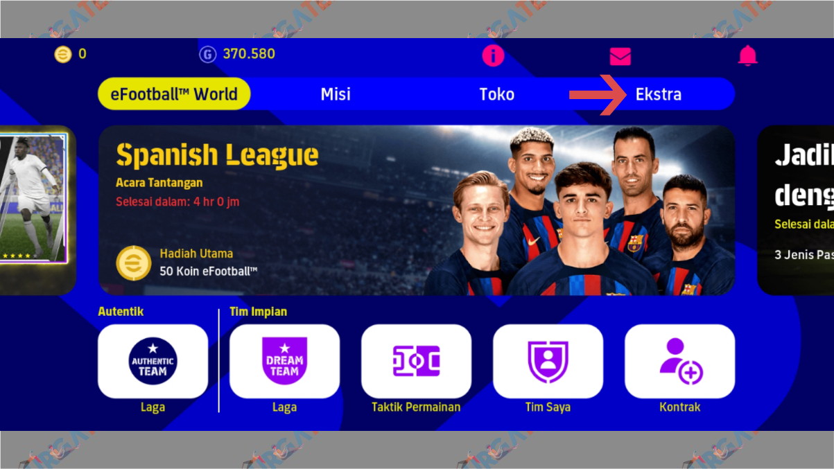 Cara Menautkan eFootball 2023 dengan Akun Google Play Games