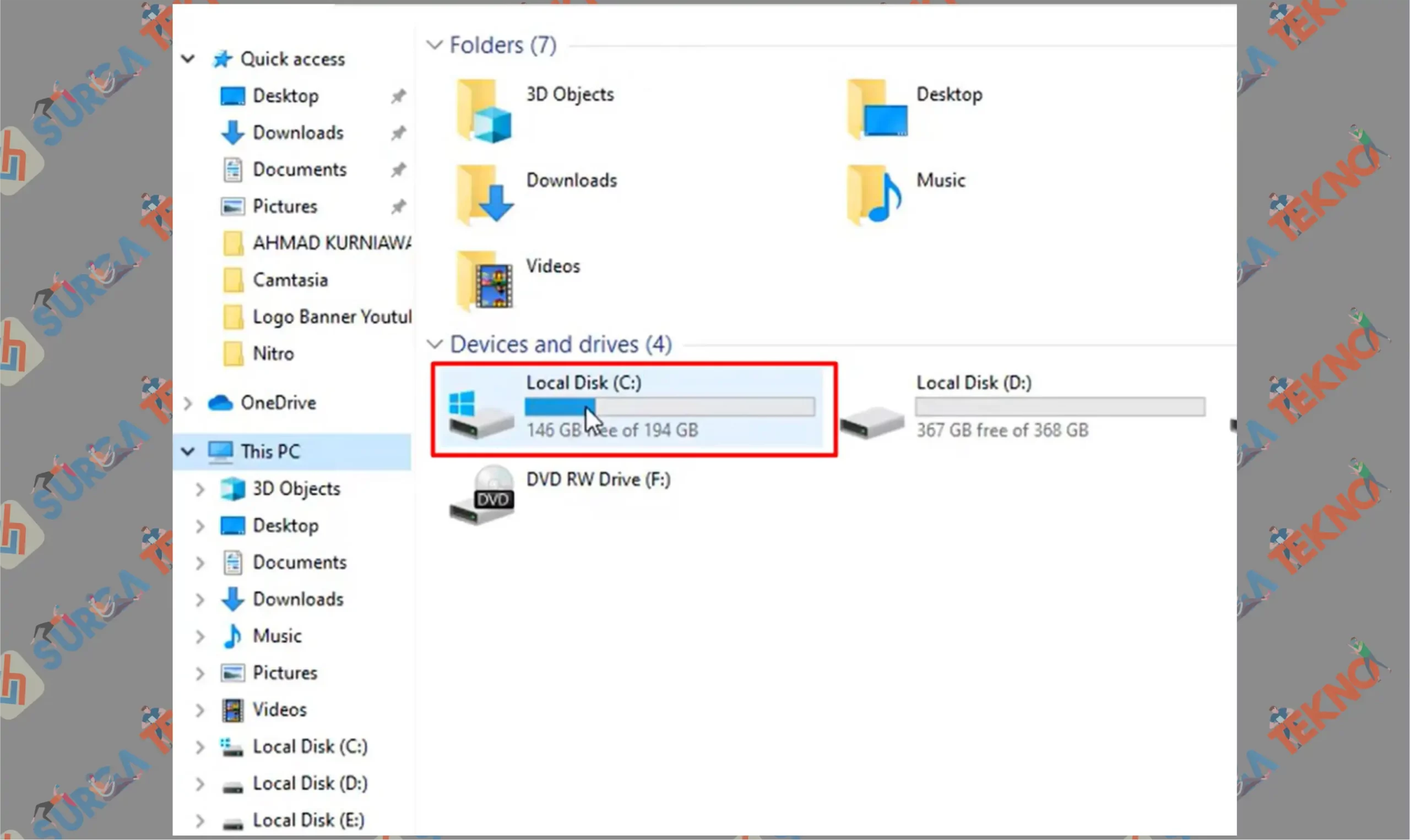 1 Masuk Local Disk C - Cara Aktivasi Microsoft Office 2010