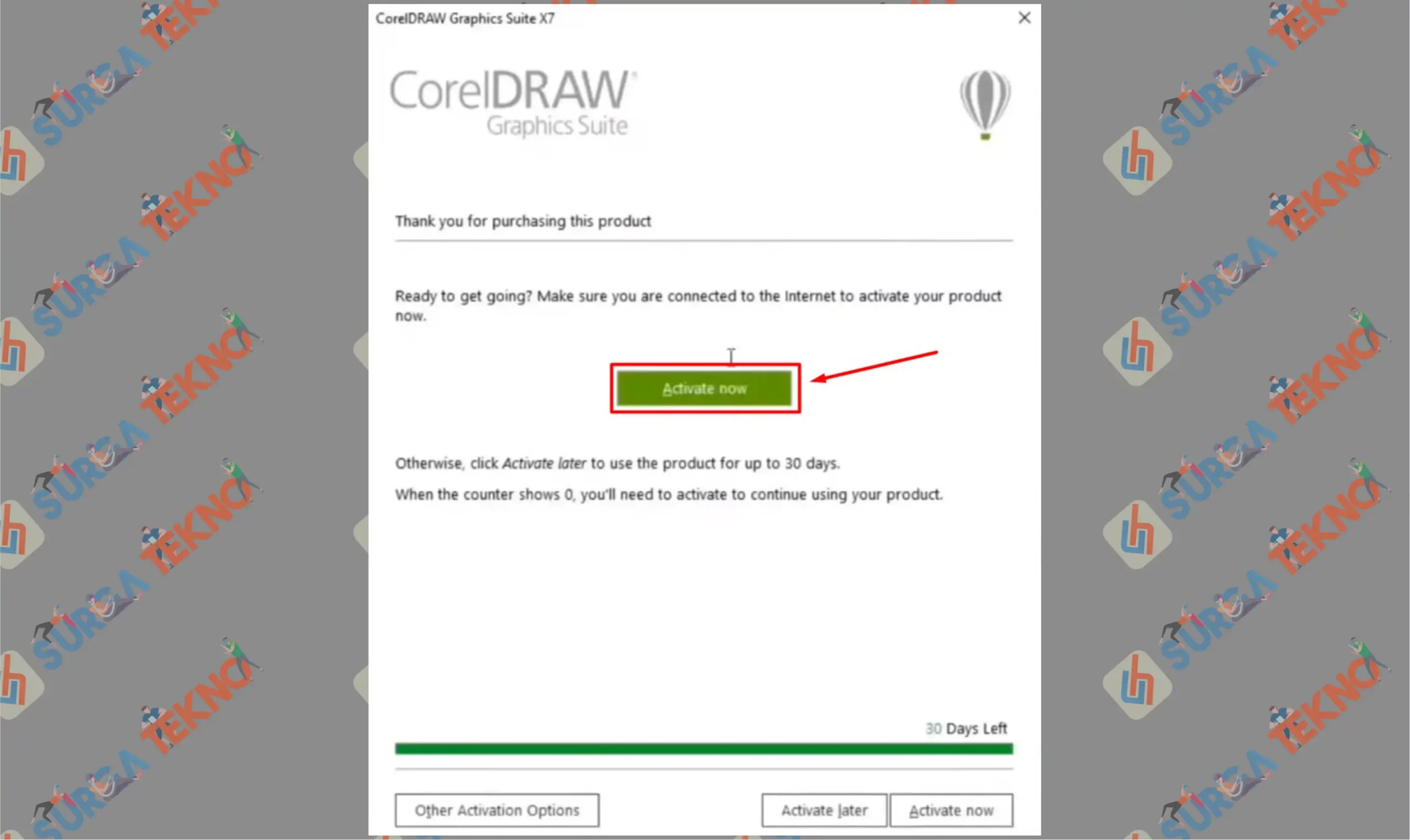 13 Activation Now - Cara Download dan Install CorelDraw X7