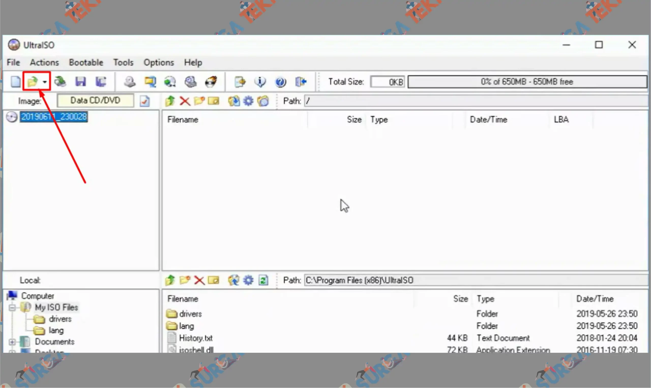 19 Ketuk Tombol Folder - Cara Membuat Bootable Flashdisk Windows 10