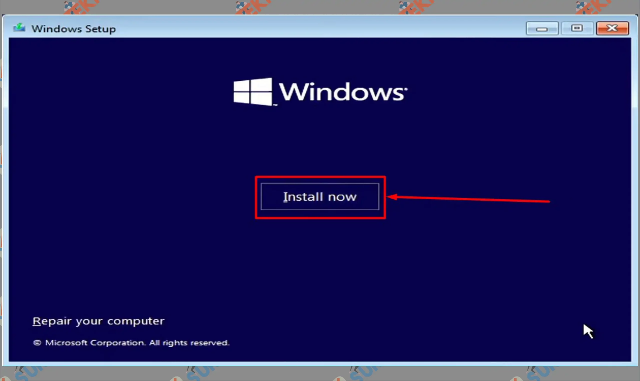 19 Pencet Tombol Install - Cara Install Windows 10 dengan Flashdisk