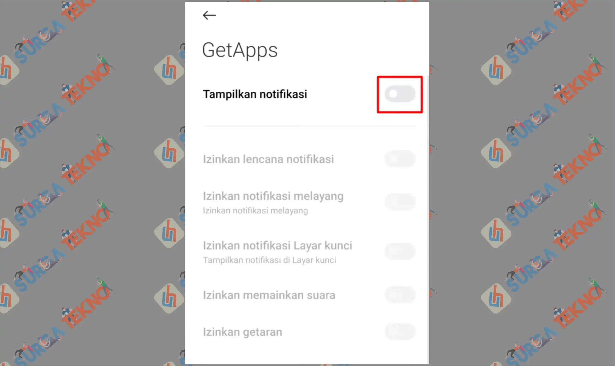 22 Ketuk Tampilkan Notifikasi - Cara Blokir Iklan di HP Android Tanpa Aplikasi Tambahan