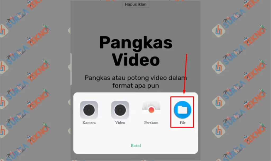 3 Pilih Tindakan File - Cara Simpan Video TikTok Sendiri Tanpa Watermark