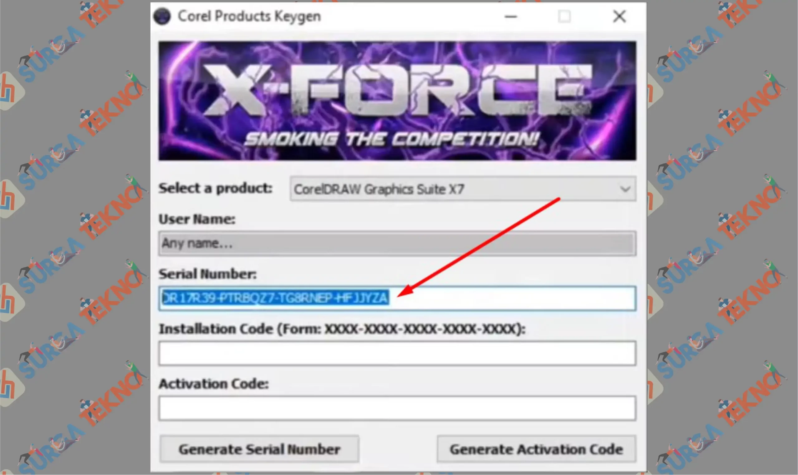 7 Copy Serial Number - Cara Download dan Install CorelDraw X7