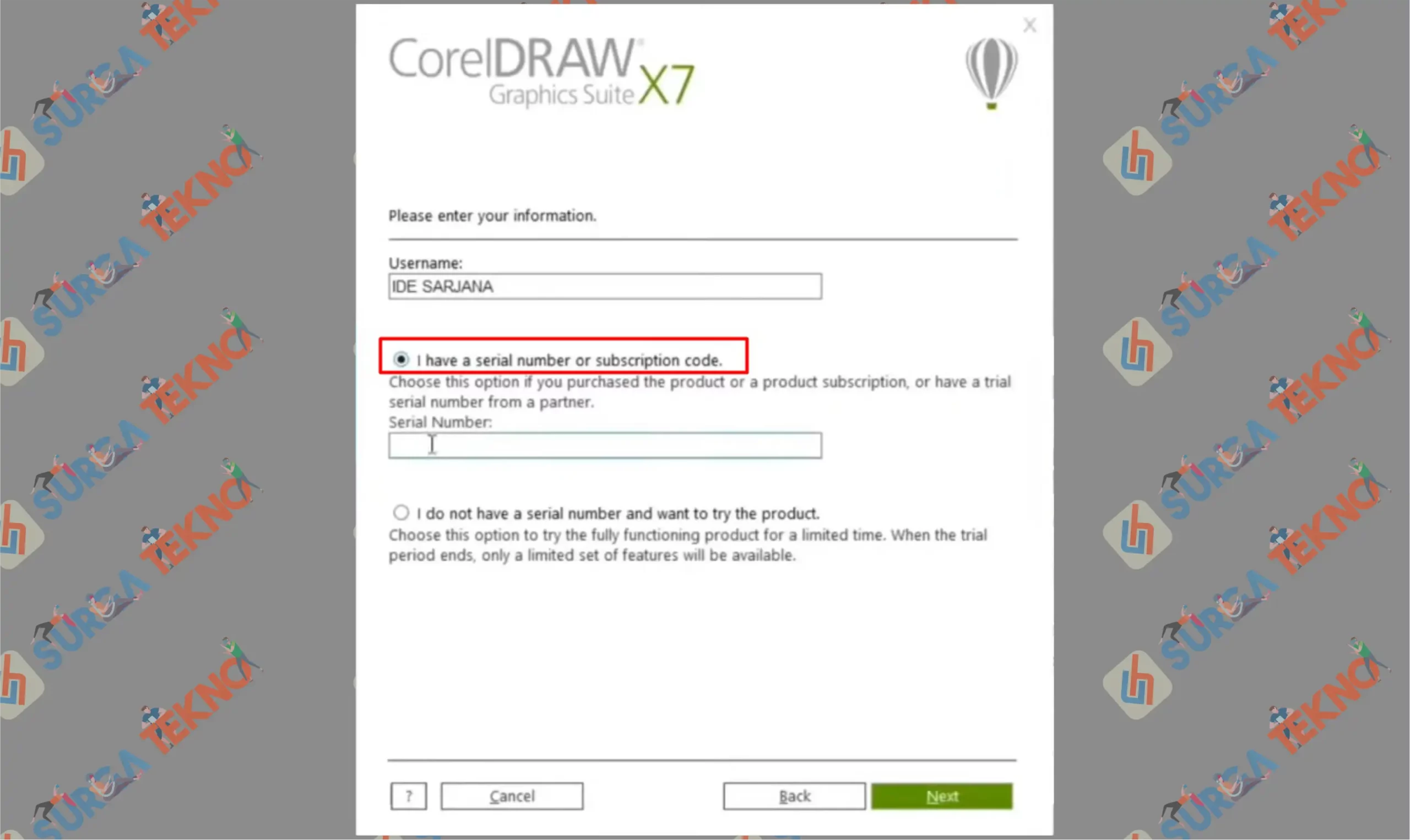 8 Centang I Have - Cara Download dan Install CorelDraw X7