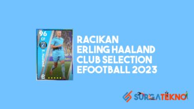 Racikan Erling Haaland Club Selection eFootball 2023