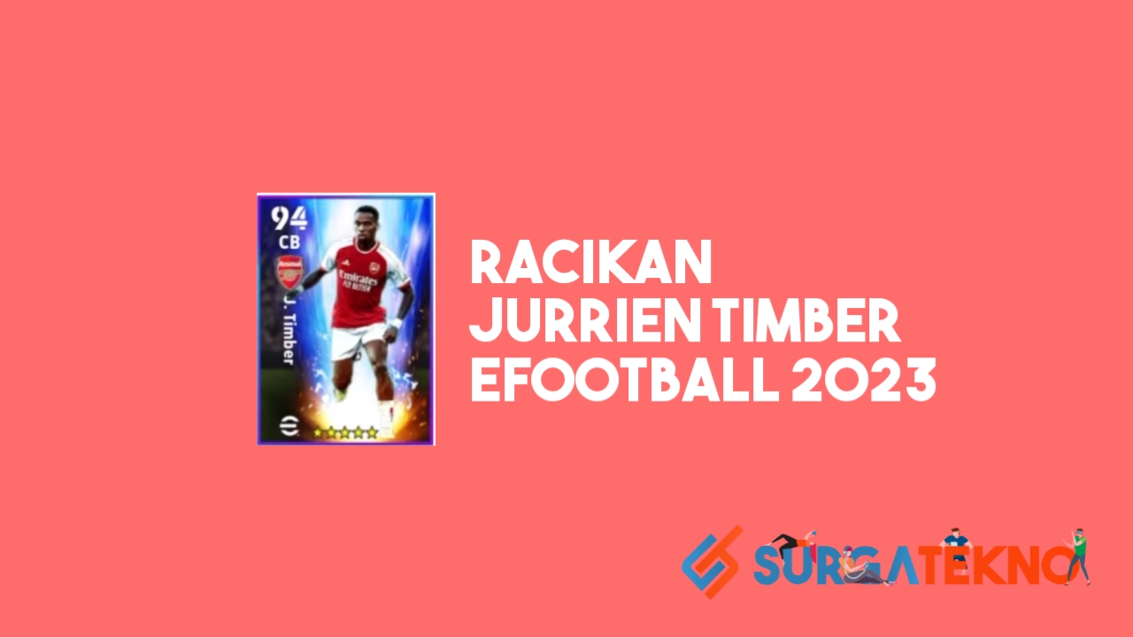 Racikan Jurrien Timber Arsenal eFootball 2023