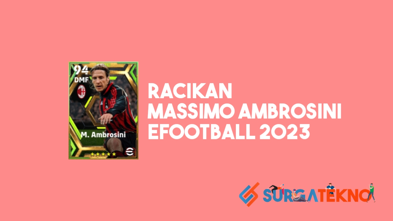 Racikan Massimo Ambrosini Epic AC Milan eFootball 2023