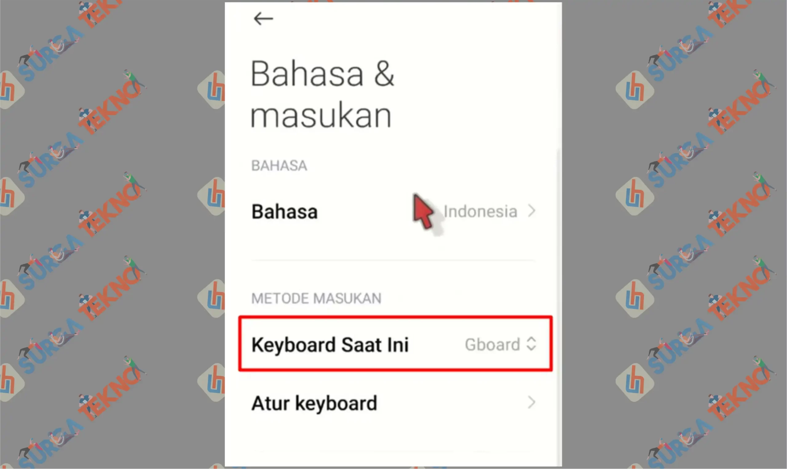 7 Ketuk Keyboard Saat Ini - Cara Balas Chat dengan Bahasa Arab di WhatsApp