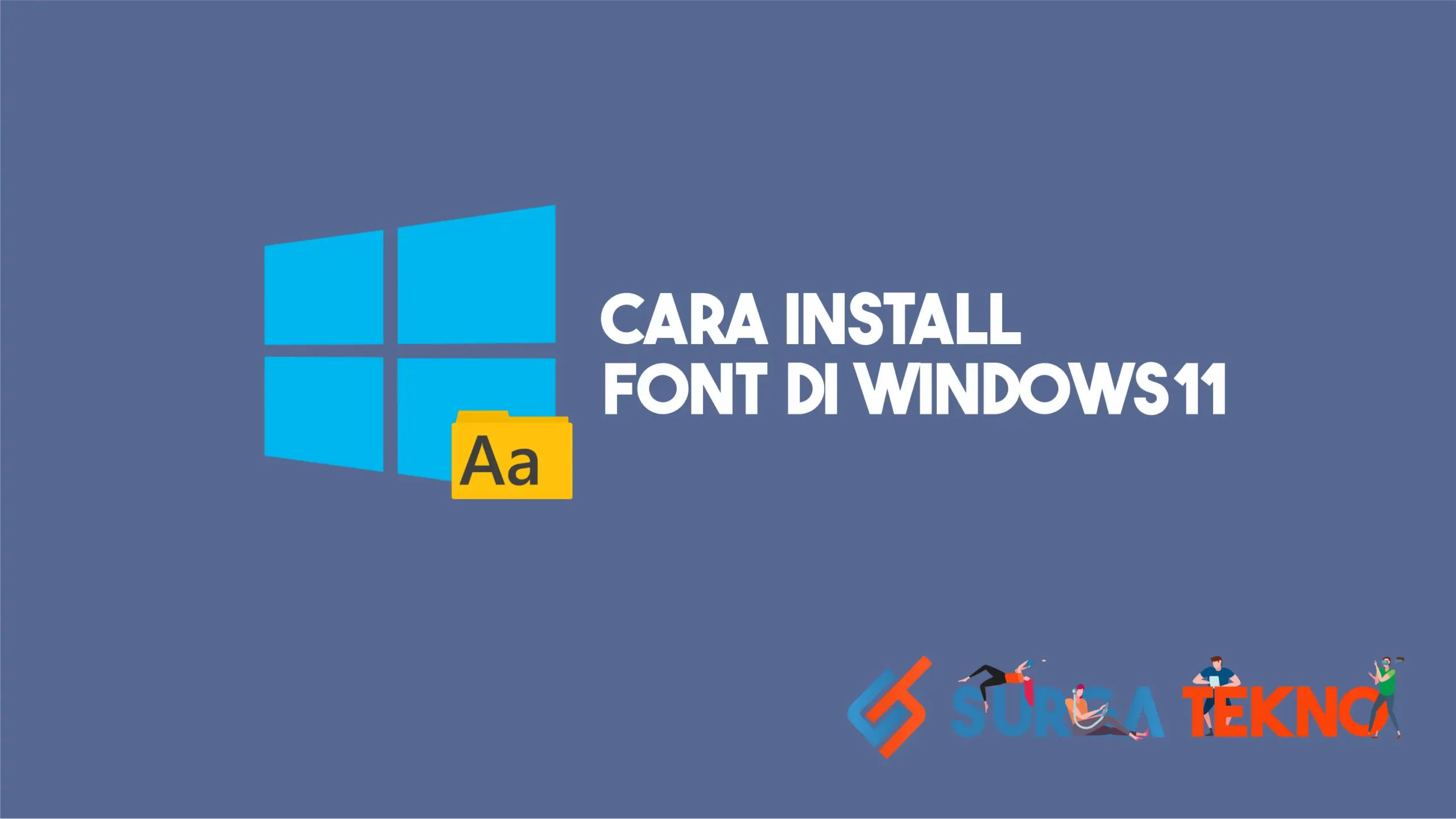Cara Install Font di Windows 11