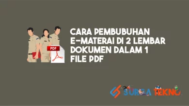 Cara Pembubuhan e-Materai di 2 Lembar Dokumen dalam 1 File PDF