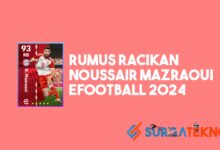 Rumus Racikan Noussair Mazraoui eFootball 2024
