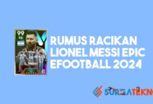 Rumus Racikan Lionel Messi Epic eFootball 2024