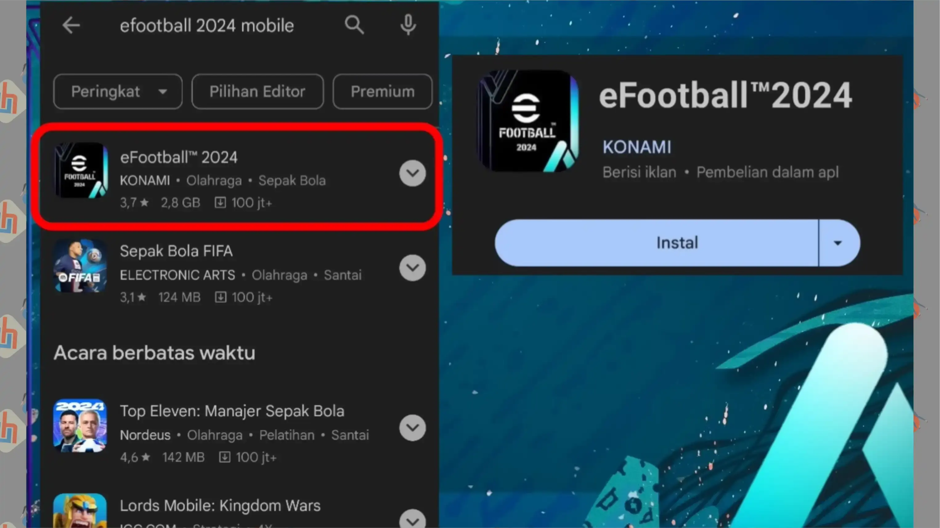 4 Install Ulang - 5 Cara Mengatasi eFootball 2024 Tidak Bisa Dibuka