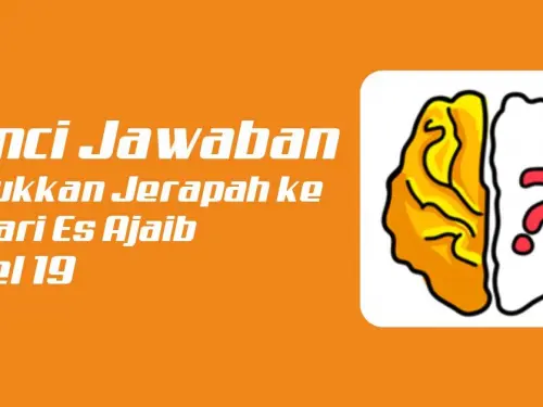 Kunci Jawaban Masukkan Jerapah ke Lemari Es Ajaib Brain Out