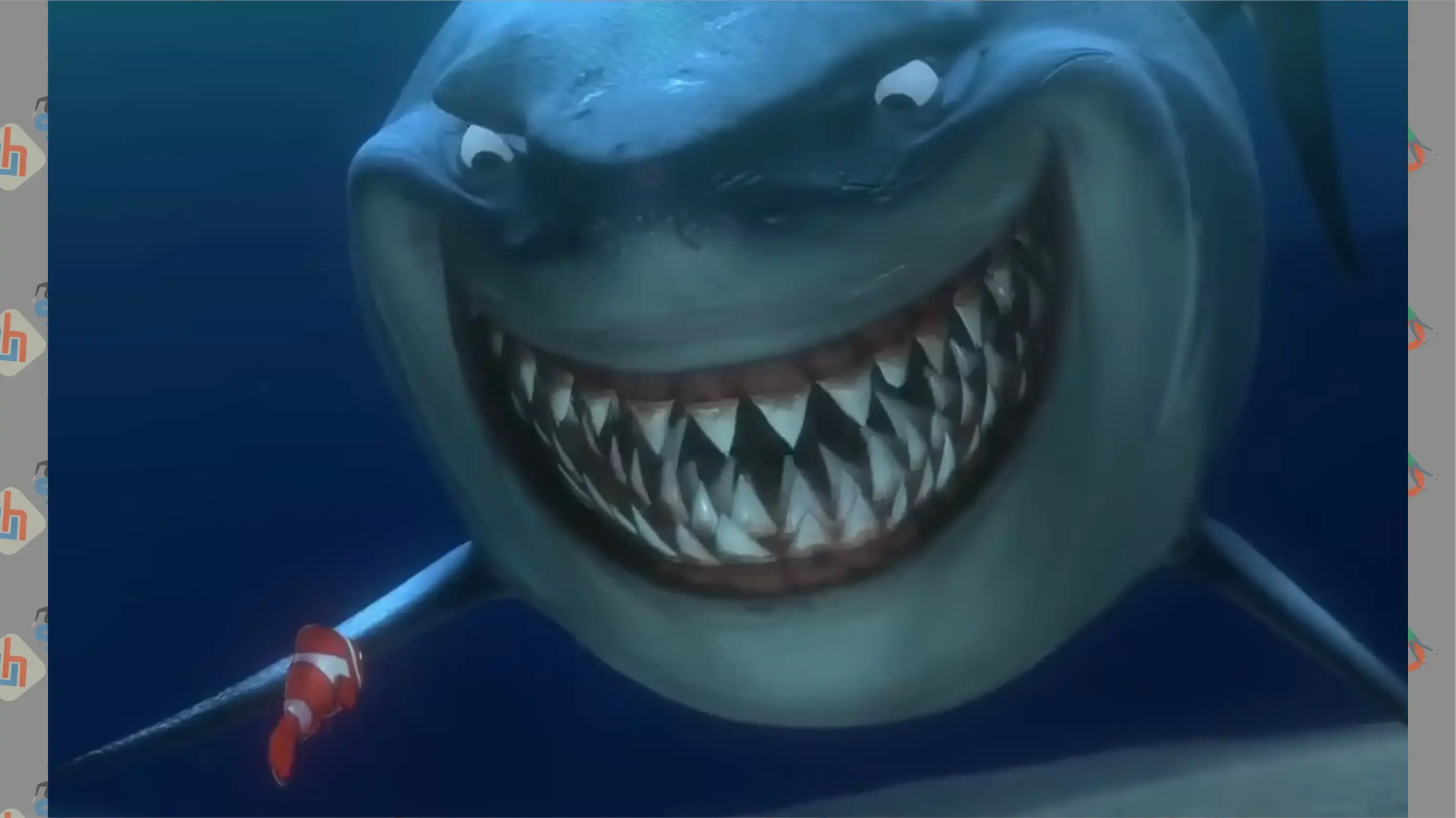 8 Bruce - Karakter dalam Film kartun Finding Nemo Terfavorit