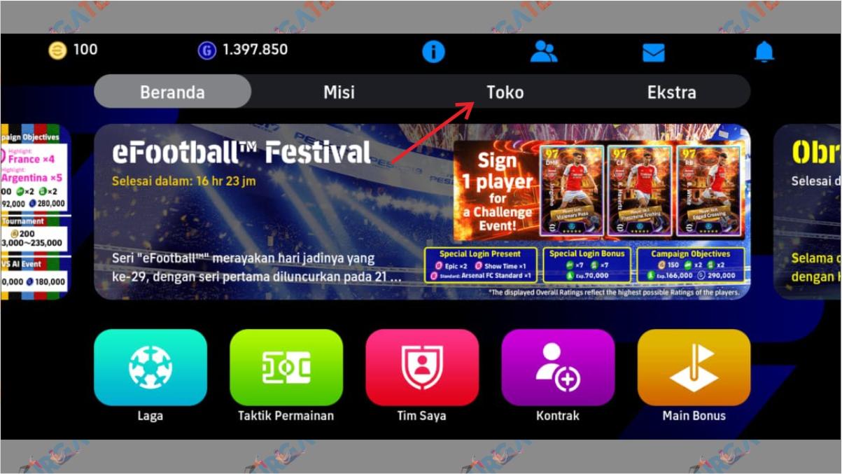 1 Cara Beli Koin eFootball 2024