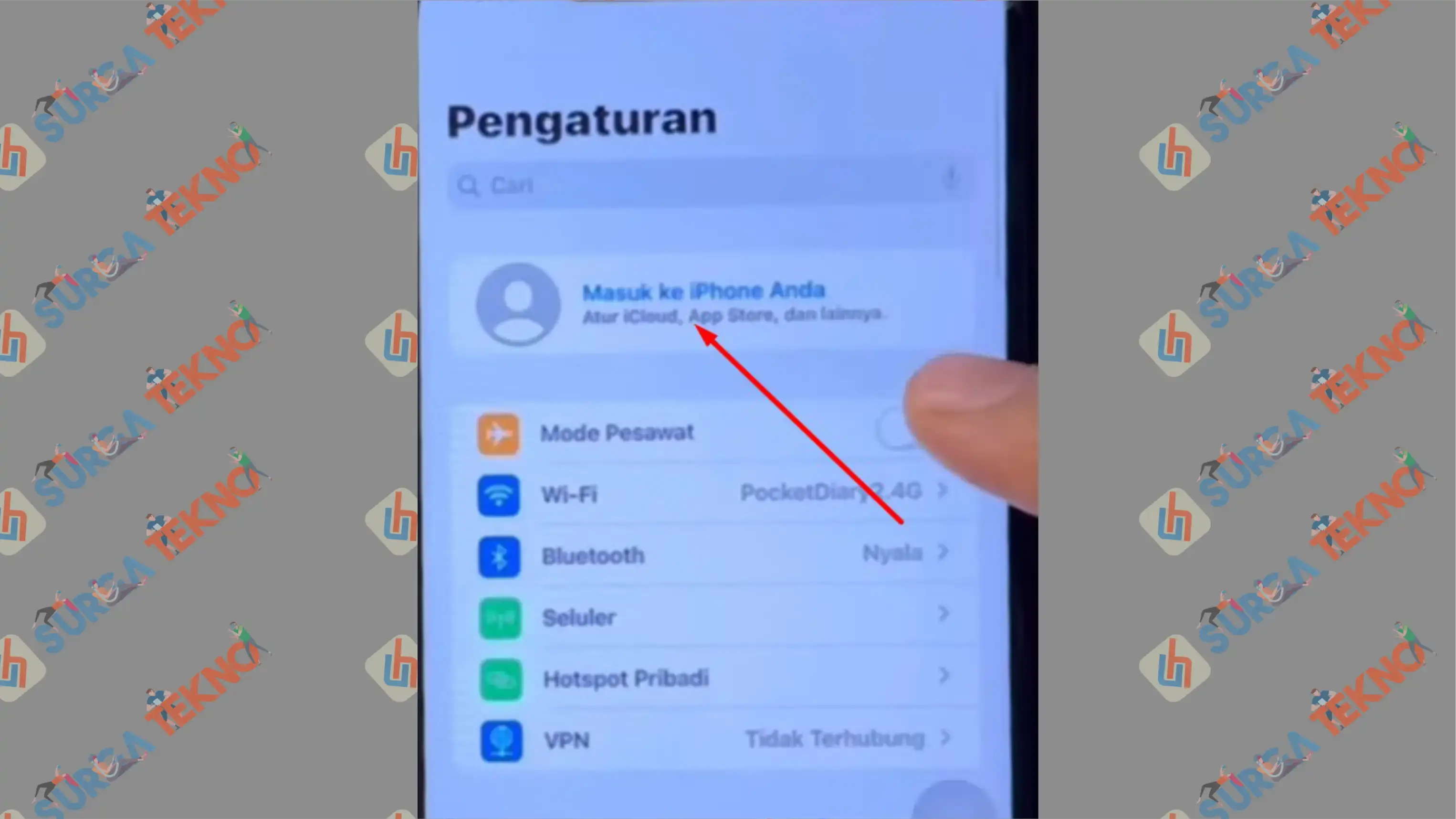 1 Pencet Masuk Akun - Cara Buat ID Apple Baru [Tahun 2024]