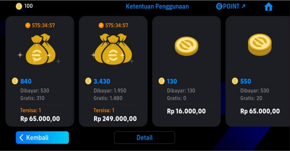 Cara Membeli Koin eFootball 2024