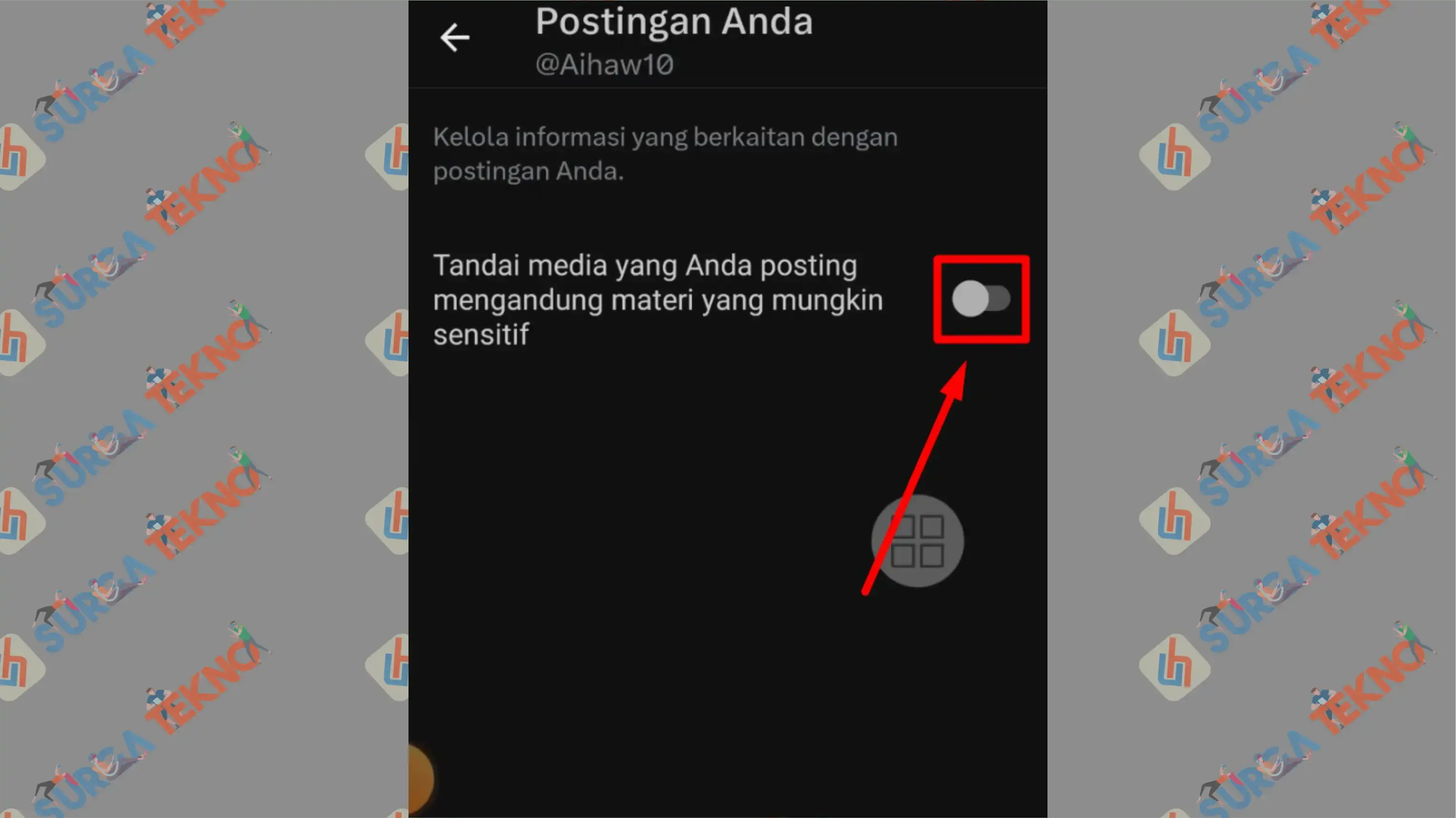 5 Aktifkan Tandai Media - Cara Melihat Konten Sensitif di X (Twitter)