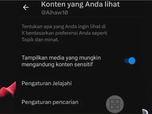 Cara Melihat Konten Sensitif di X (Twitter)