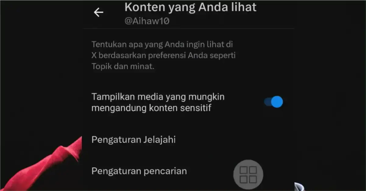 Cara Melihat Konten Sensitif di X (Twitter)