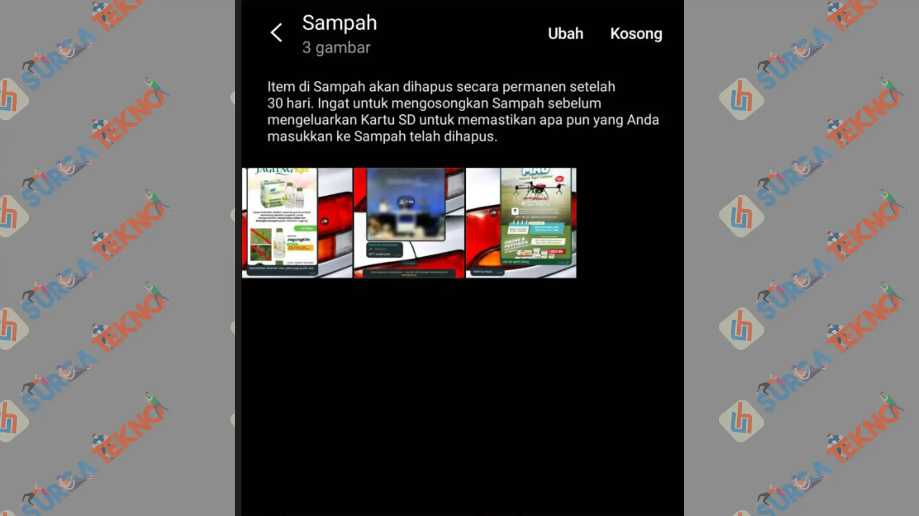 7 Folder Sampah - Cara Mengembalikan Foto  Terhapus di Android