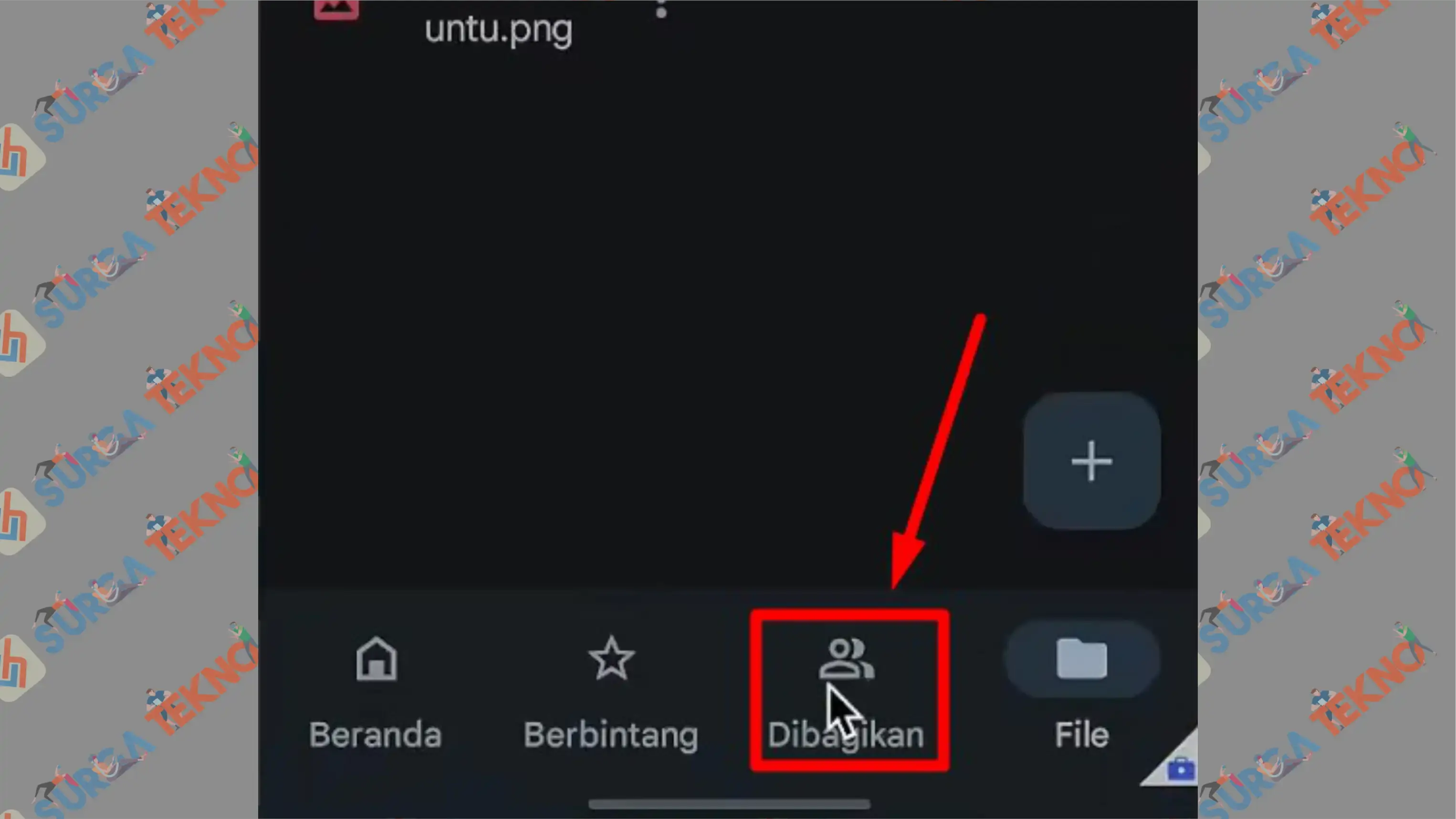 11 Klik dibagikan - Cara Memindahkan File Google Drive ke Akun Google Lain Tanpa Upload Ulang