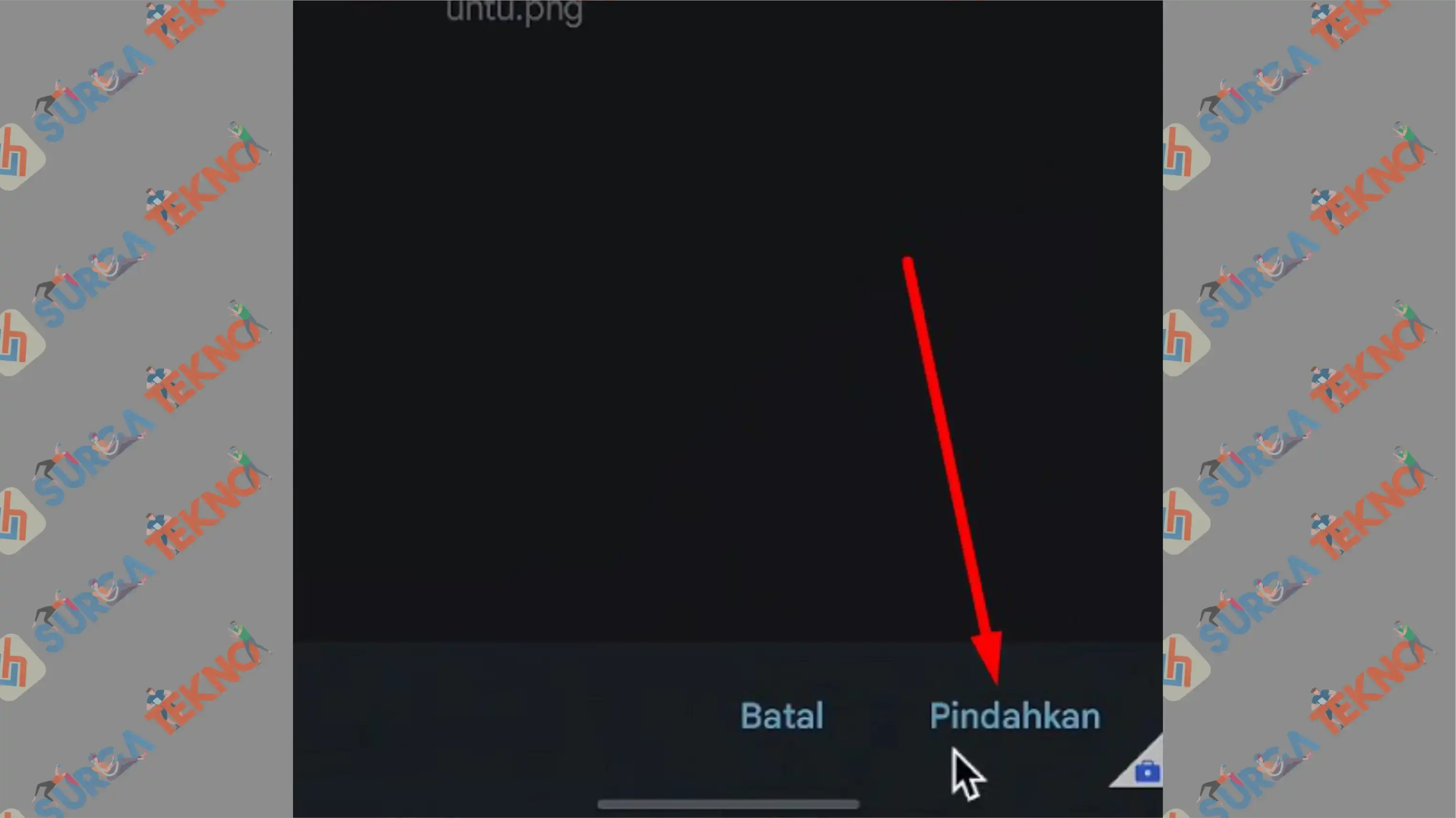 16 Pilih Pindahkan - Cara Memindahkan File Google Drive ke Akun Google Lain Tanpa Upload Ulang