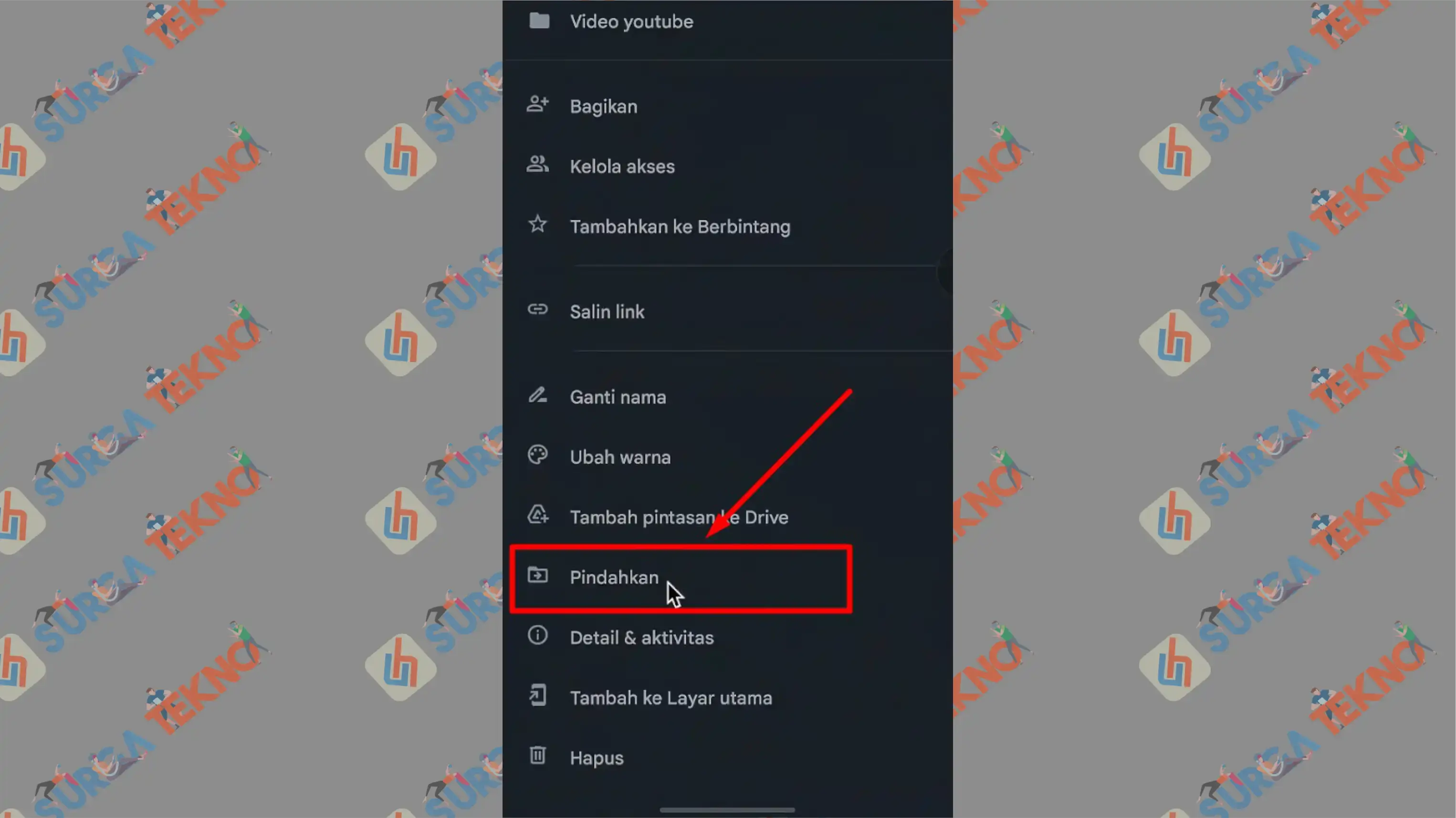 4 Pindahkan - Cara Memindahkan File Google Drive ke Akun Google Lain Tanpa Upload Ulang