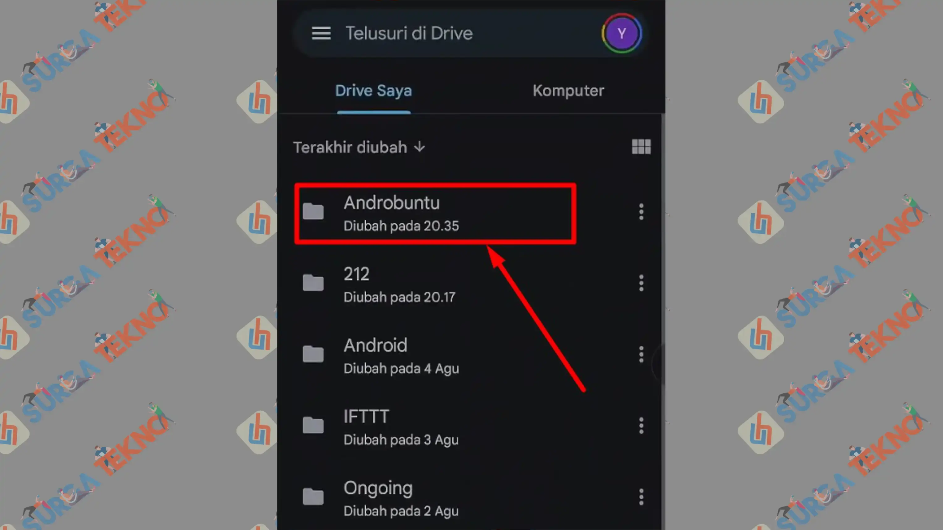 7 Buka Folder Baru - Cara Memindahkan File Google Drive ke Akun Google Lain Tanpa Upload Ulang