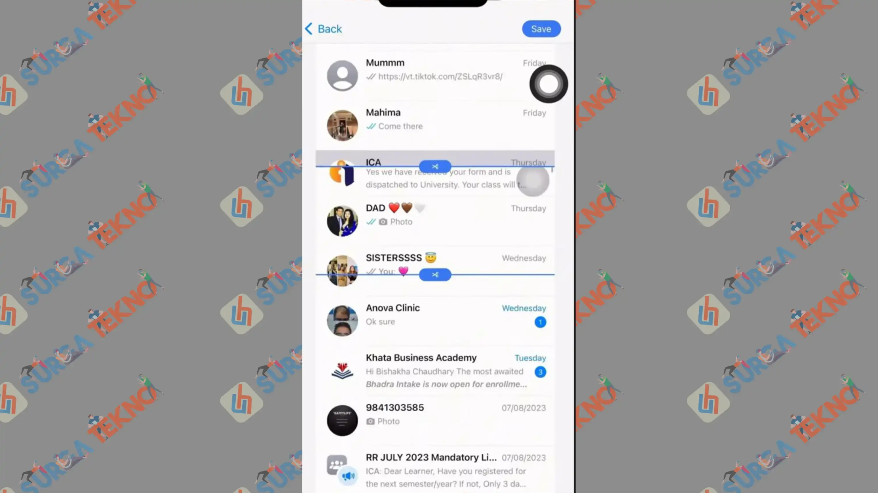 13 Save Screenshot - Cara Screenshot Chat Panjang WhatsApp di Android dan iOS