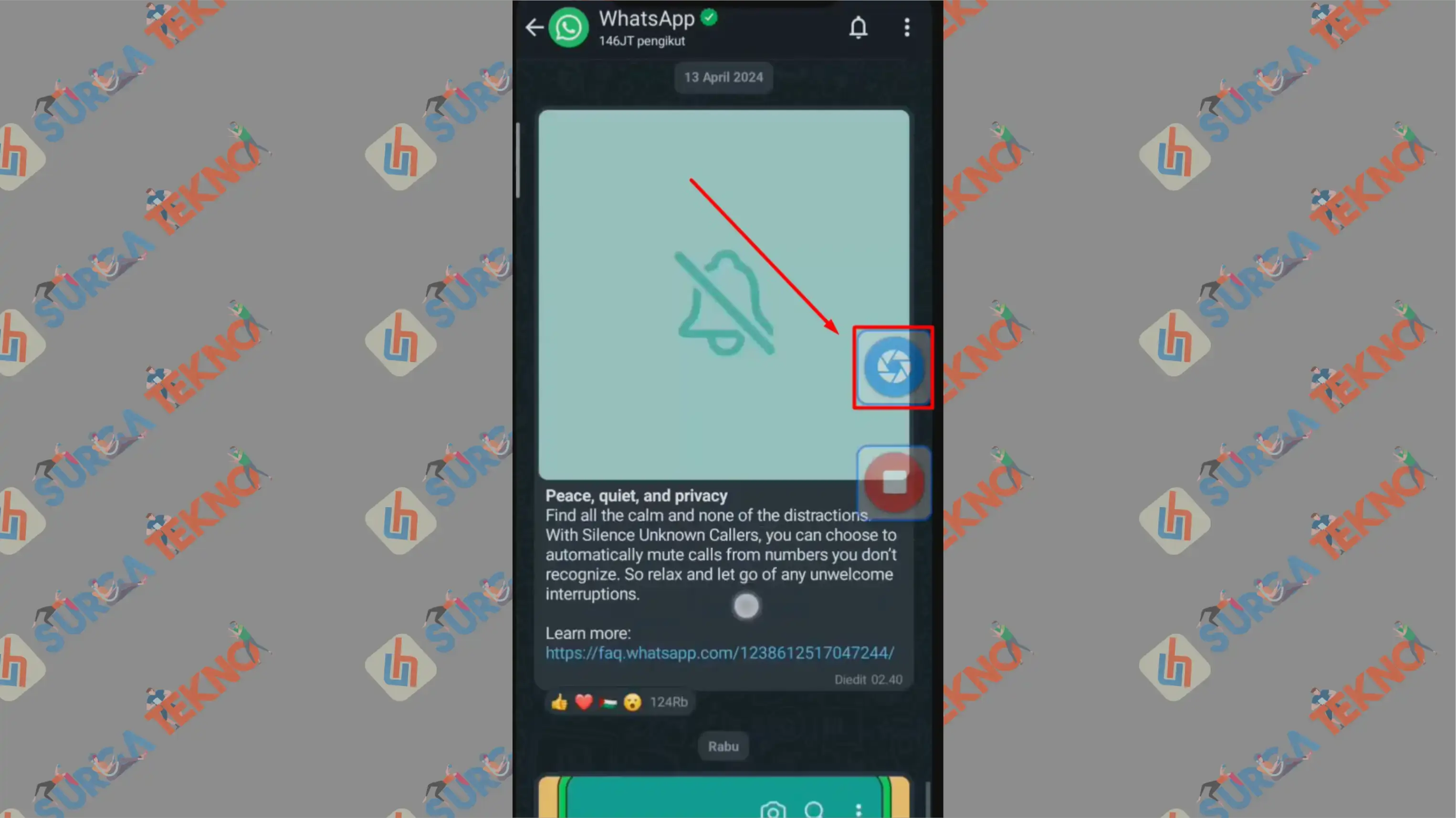 5 Ketuk tombol Capture - Cara Screenshot Chat Panjang WhatsApp di Android dan iOS