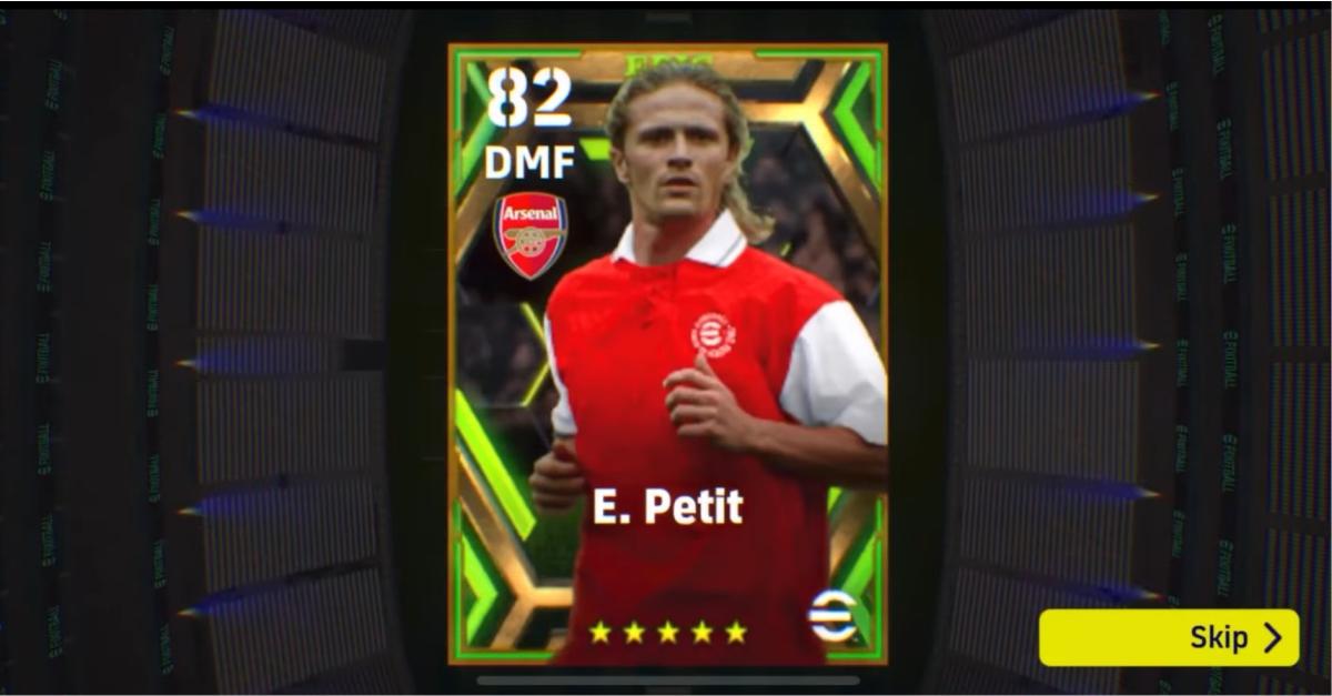 Emmanuel Petit Epic Setup in eFootball 2023