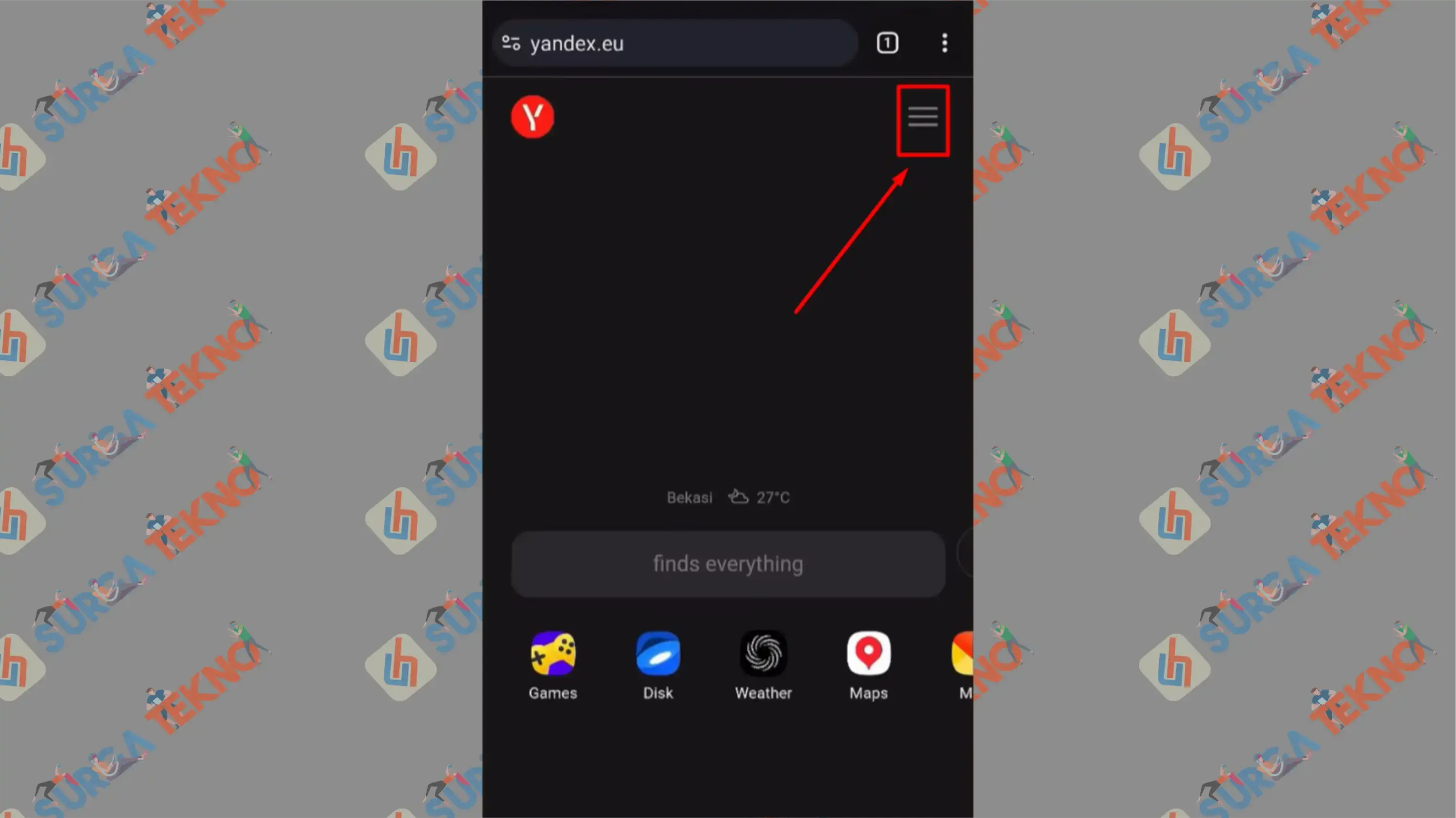 2 Icon Strip Tiga - Cara Membuka Yandex di Google Chrome Tanpa VPN dan Proxy