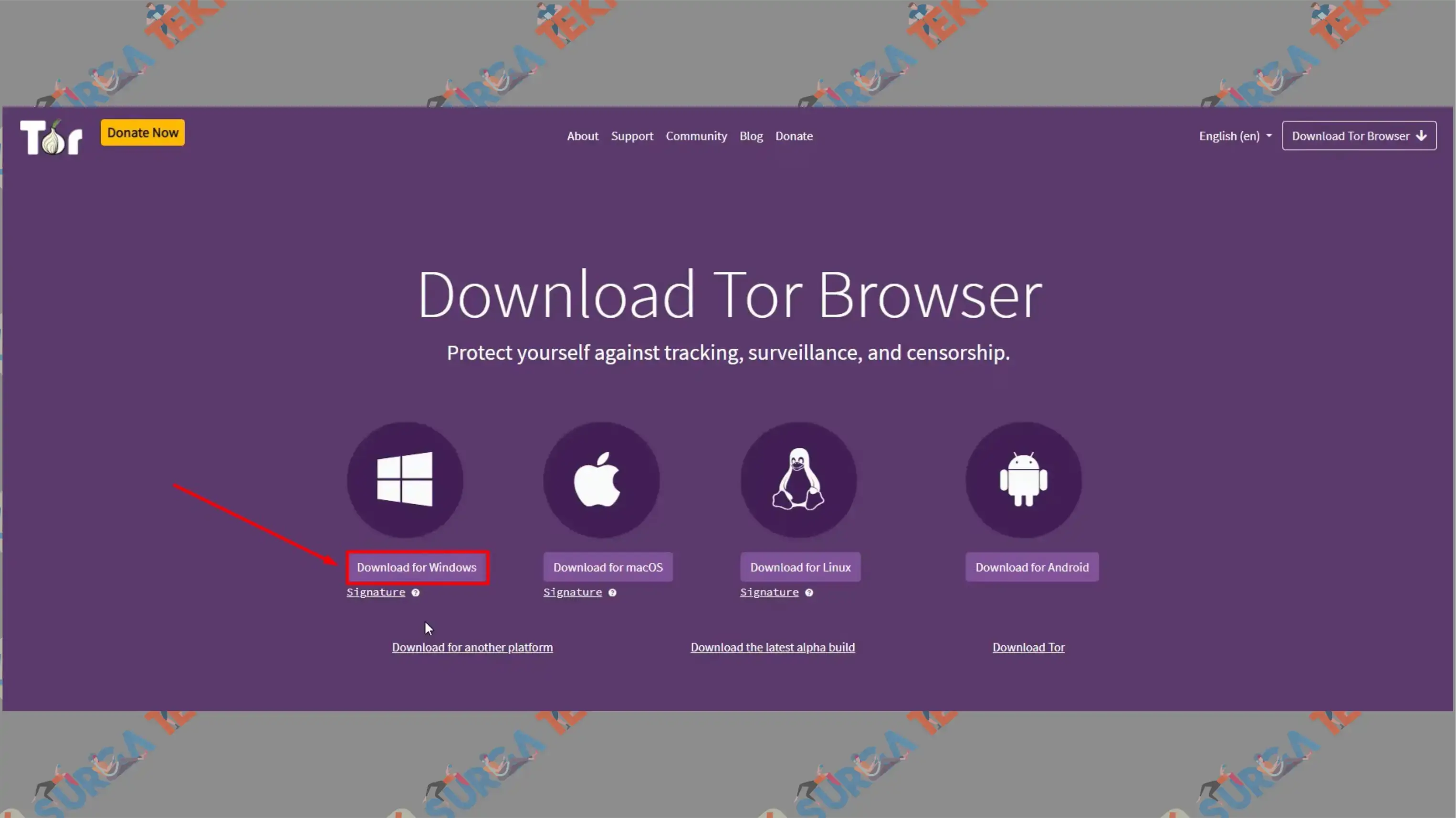 1 Download Windows - Cara Menggunakan TOR Browser