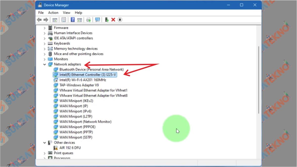 2 Update Driver Network Adaptor