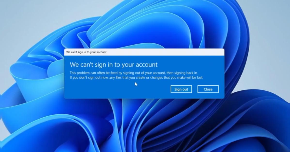 Cara Mengatasi Error We Can't Sign Into Your Account di Windows 11