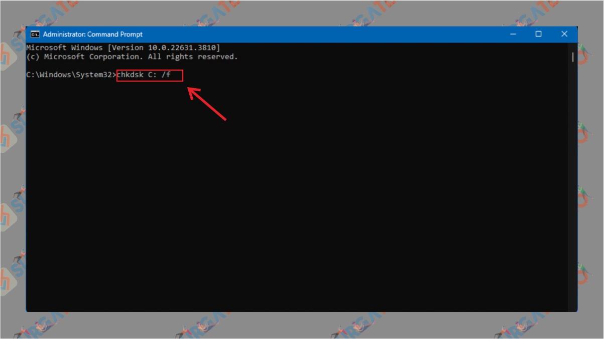 Cara Atasi Video Memory Management Internal (BSOD) di Windows 11 - Jalankan CHKDSK