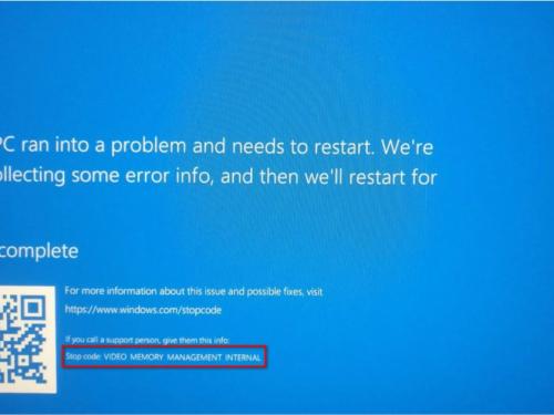 5 Cara Atasi Video Memory Management Internal (BSOD) di Windows 11