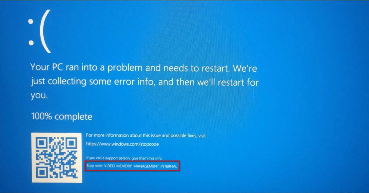 5 Cara Atasi Video Memory Management Internal (BSOD) di Windows 11